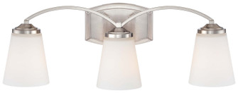 Overland Park Three Light Bath in Brushed Nickel (7|6963-84)