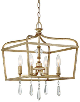 Laurel Estate Four Light Pendant in Brio Gold (7|4447-582)