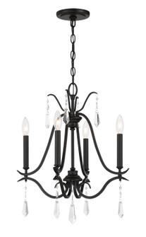 Laurel Estate Four Light Chandelier in Coal (7|4444-66A)