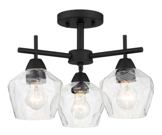 Camrin Three Light Semi Flush / Chandelier in Coal (7|2172-66A)