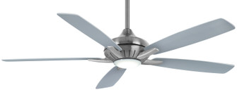 Dyno Xl 60''Ceiling Fan in Brushed Nickel W/ Silver (15|F1001-BN/SL)