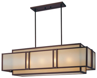 Underscore Four Light Island Pendant in Cimmaron Bronze (29|N6959-1-267B)