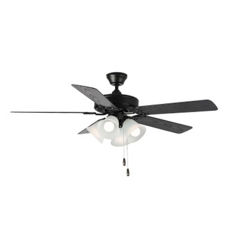 Basic-Max 52''Ceiling Fan in Black / Walnut / Pecan (16|89907FTBKWP)
