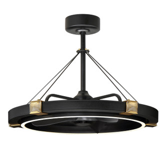 Jewel LED Fandelight in Black / Gold (16|61019BCBKGLD)