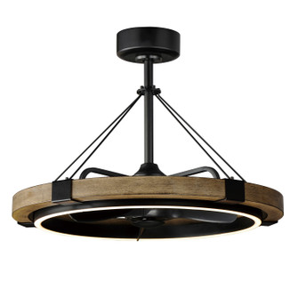 Timber LED Fandelight in Driftwood / Black (16|61011DWBK)