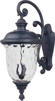 Carriage House DC Three Light Outdoor Wall Lantern in Oriental Bronze (16|3498WGOB)