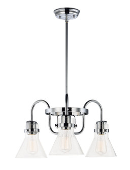 Seafarer Three Light Chandelier in Polished Chrome (16|26116CDPC)