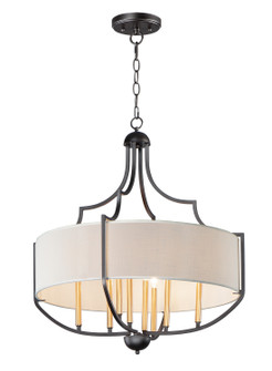 Savant Eight Light Chandelier in Bronze / Antique Brass (16|25285WLBZAB)