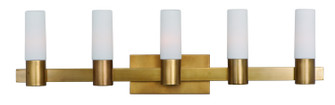 Contessa Five Light Bath Vanity in Natural Aged Brass (16|22415SWNAB)