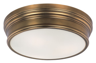 Fairmont Three Light Flush Mount in Natural Aged Brass (16|22371SWNAB)