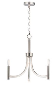 Lyndon Three Light Chandelier in Satin Nickel (16|21523SN)