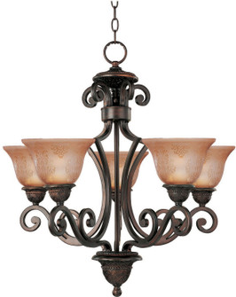 Symphony Five Light Chandelier in Oil Rubbed Bronze (16|11244SAOI)