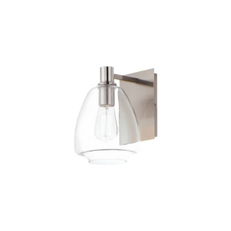Babylon One Light Wall Sconce in Satin Nickel (16|11111CLSN)