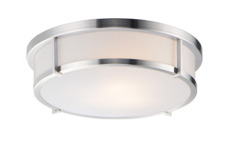 Rogue E26 Three Light Flush Mount in Satin Nickel (16|10270WTSN)