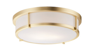 Rogue E26 Three Light Flush Mount in Satin Brass (16|10270WTSBR)