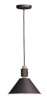 Tucson One Light Pendant in Oil Rubbed Bronze / Weathered Wood (16|10089OIWWD)