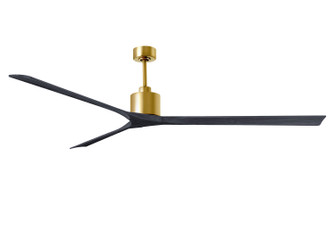 Nan XL 90''Ceiling Fan in Brushed Brass (101|NKXL-BRBR-BK-90)