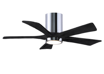 Irene 42''Ceiling Fan in Polished Chrome (101|IR5HLK-CR-BK-42)