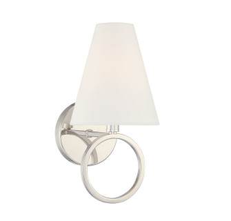 Compton One Light Wall Sconce in Polished Nickel (159|V6-L9-9150-1-109)