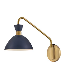 Simon LED Plug-In Wall Sconce in Matte Navy (531|83250MV-HB)