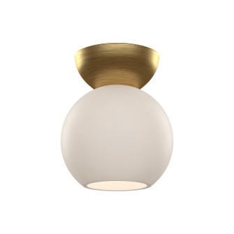 Arcadia One Light Semi-Flush Mount in Brushed Gold/Opal Glass (347|SF59706-BG/OP)