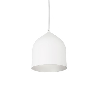 Helena LED Pendant in White/Silver (347|PD9108-WH/SV)