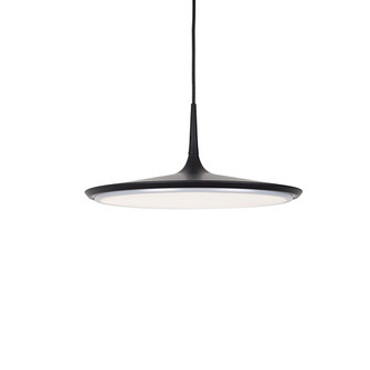 Disc LED Pendant in Black (347|PD46216-BK)