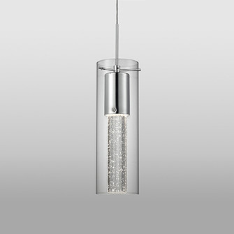 Champagne LED Pendant in Chrome (347|PD4401-CH)