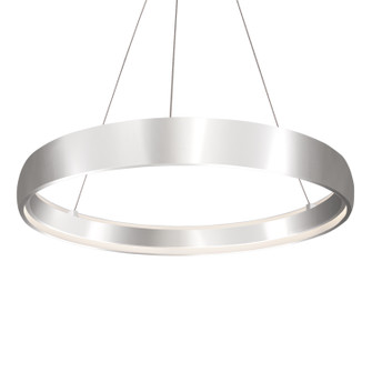 Halo LED Pendant in Brushed Silver (347|PD22735-BS)