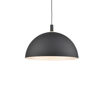 Archibald One Light Pendant in Black With Gold Detail (347|492332-BK/GD)