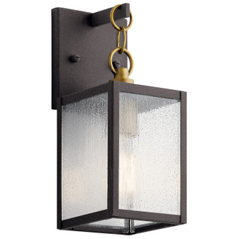Lahden One Light Outdoor Wall Mount in Weathered Zinc (12|59006WZC)