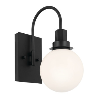 Hex One Light Wall Sconce in Black (12|55149BK)