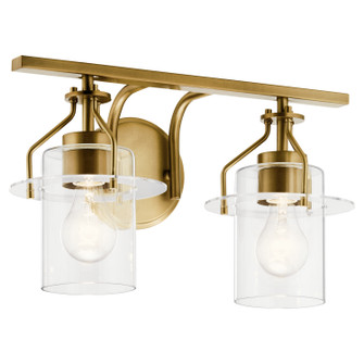 Everett Two Light Bath in Brushed Brass (12|55078NBR)