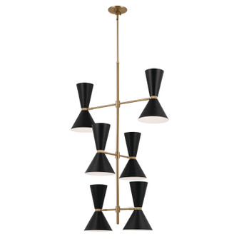 Phix 12 Light Foyer Chandelier in Champagne Bronze (12|52568CPZBK)