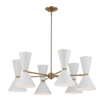 Phix 12 Light Chandelier in Champagne Bronze (12|52566CPZWH)