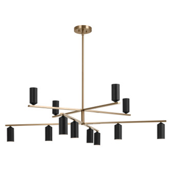 Gala LED Chandelier in Champagne Bronze (12|52533CPZBK)