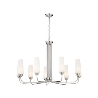 Truby Nine Light Chandelier in Polished Nickel (12|52481PN)