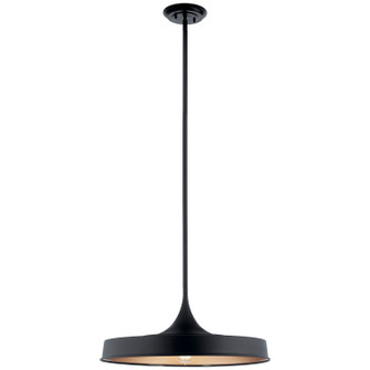 Elias One Light Pendant/Semi Flush Mount in Black (12|52096BK)