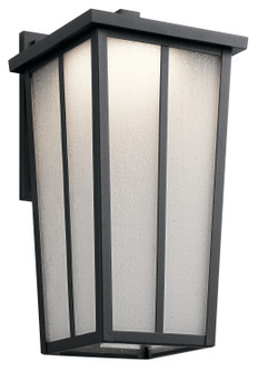 Amber Valley LED Outdoor Wall Mount in Textured Black (12|49624BKTLED)