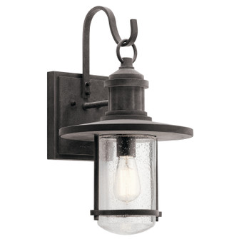Riverwood One Light Outdoor Wall Mount in Weathered Zinc (12|49194WZC)