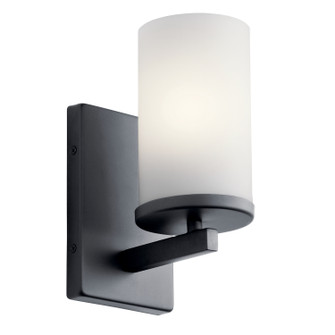 Crosby One Light Wall Sconce in Black (12|45495BK)