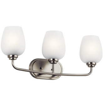 Valserrano Three Light Bath in Brushed Nickel (12|45129NI)