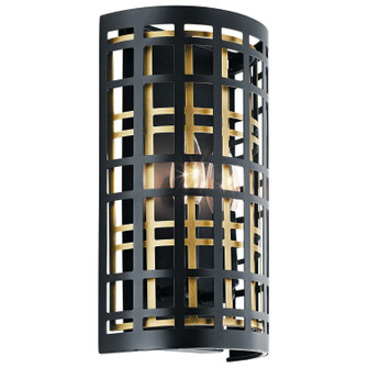 Aldergate Two Light Wall Sconce in Black (12|44079BK)