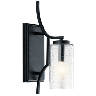 Vara One Light Wall Sconce in Distressed Black (12|44070DBK)
