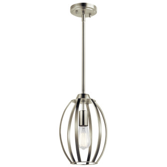 Tao One Light Pendant in Brushed Nickel (12|44054NI)