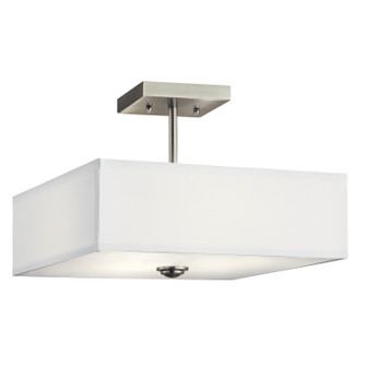 Shailene Three Light Semi Flush Mount in Brushed Nickel (12|43691NI)