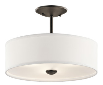 Shailene Three Light Semi Flush Mount in Olde Bronze (12|43675OZ)