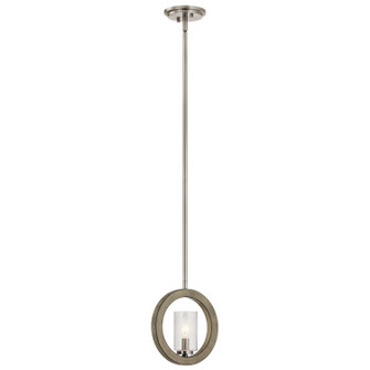 Grand Bank One Light Mini Pendant/Wall Mount in Distressed Antique Gray (12|43189DAG)