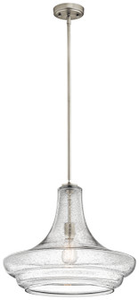 Everly One Light Pendant in Brushed Nickel (12|42329NICS)