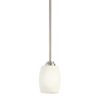 Eileen One Light Mini Pendant in Brushed Nickel (12|3497NI)